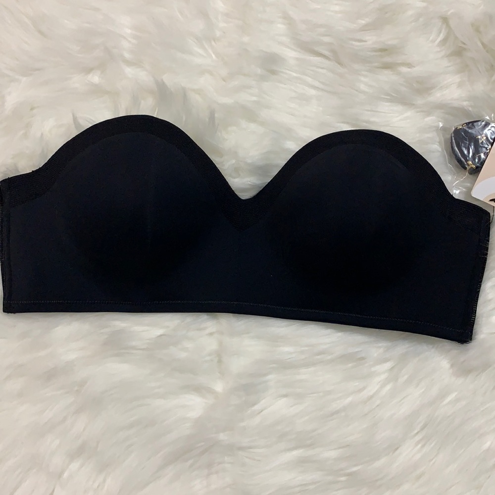NWT Lively The No Wire Strapless Bra Jet Black - Picture 5 of 12
